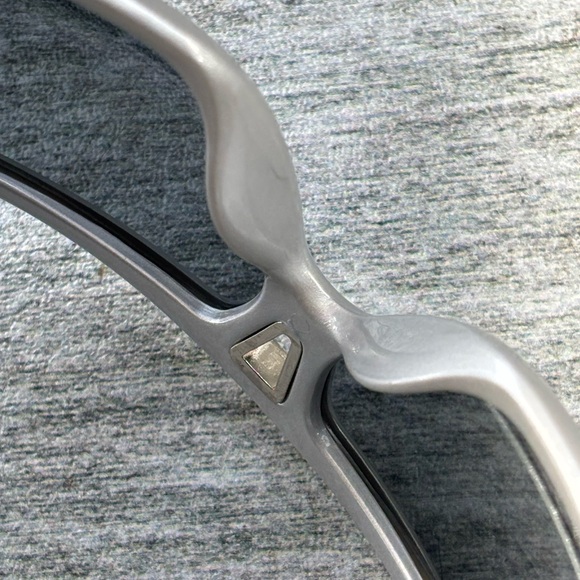 Biker Wrap Around Prism Mirrored Wrap Around Frame Sunglasses Flames Iron Cross - Picture 14 of 16